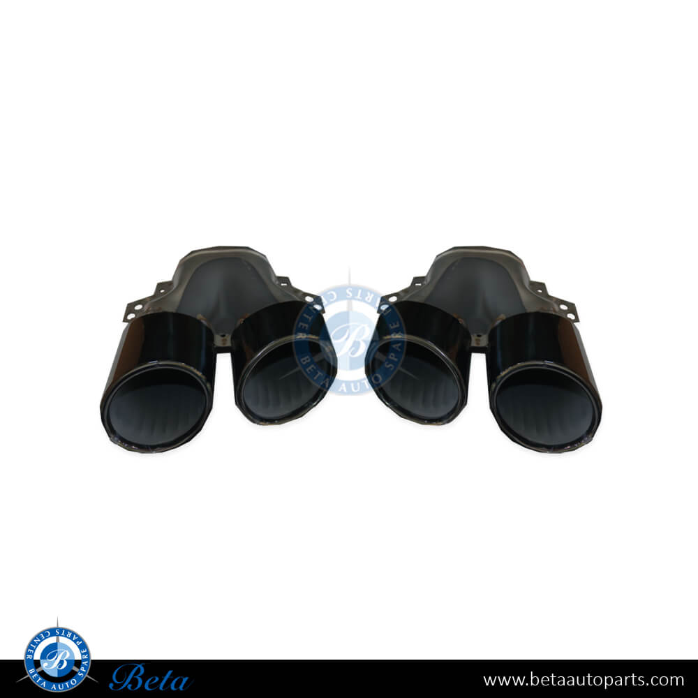 Exhaust tips AMG A45/CLA45 Black Color for Mercedes A-Class / CLA-Class W177/C118 2019-Up models, Part Number 0004901500 / 0004901600 Exhaust tips AMG A45/CLA45 Black Color for Mercedes A-Class / CLA-Class W177/C118 2019-Up models, Part Number 0004901500 / 0004901600